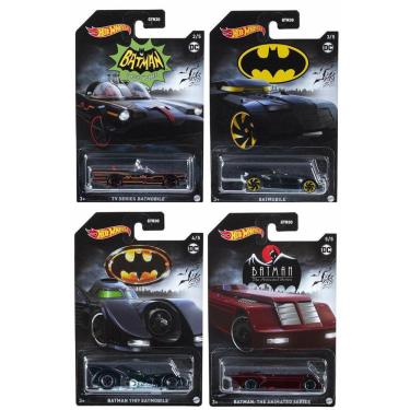 Imagem de Carrinho - Hot Wheels Entertainment - Batman - Kit com 4 carrinhos MATTEL