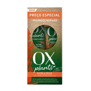 Imagem de Ox Plants Nutre E Cresce Kit Shampoo + Condicionador - Ox Cosmeticos