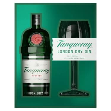 Imagem de Kit Gin Tanqueray London Dry 750ml Com 1 Taça Tanqueray