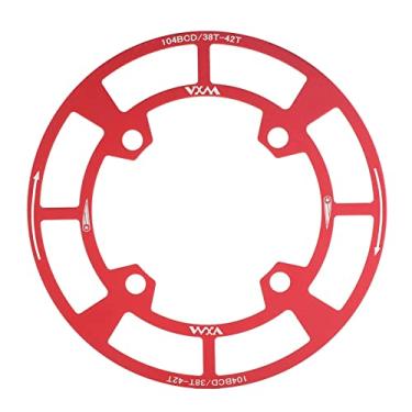 Imagem de Roda dentada de bicicleta guarda, roda dentada de bicicleta guarda de liga de alumínio à prova de poeira evitar arranhões acessórios de bicicleta de substituição para bicicletas