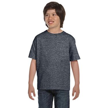 Imagem de Gildan G8000B DryBlend Camiseta Juvenil - Cinza escuro - G
