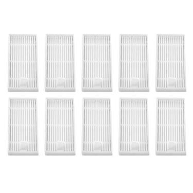 Imagem de Filtro de vácuo 10Pcs, filtro de escovas laterais para v1 v5 v5s v3 robô aspirador de pó peças de reposição filtro de aspirador de pó