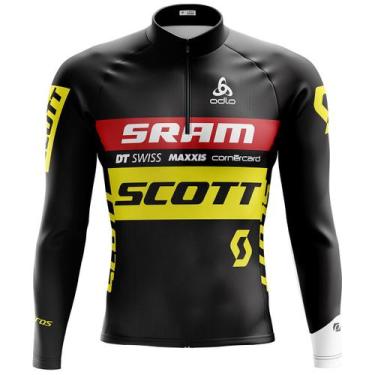 Imagem de Camisa Ciclismo Mtb Scott Sram Proteção Uv+50 - Pro Tour