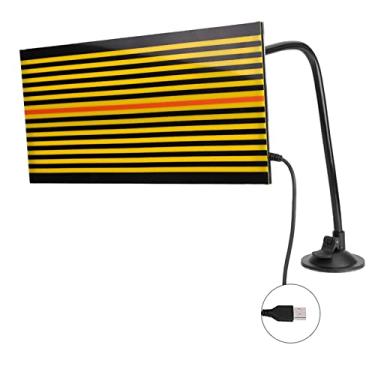 Imagem de EBTOOLS Ferramenta de remoção de reparo de amassados sem tinta, ferramenta de remoção de reparo de amassados sem tinta placa de linha refletora com luz LED e USB