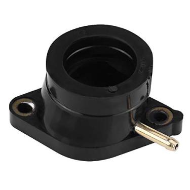 Imagem de Suuonee Junta de bota de carburador, 4 peças de junta de coletor de admissão de carburador de motocicleta apto para XJ550 Maxim/Seca 81-83 XJ400, preto