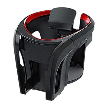 Imagem de AB1 2 em 1 suporte de copo para saída de ar do carro e suporte universal para o telefone do carro, suporte para garrafa, serve para todos os smartphones e copos de bebida para veículos automóveis (preto + prata/preto + vermelho) AB1 (vermelho e preto)