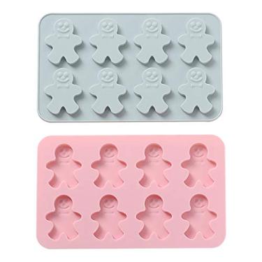Imagem de MoldFun – 2 peças de molde de silicone para cubo de gelo masculino de gengibre, molde de silicone para fazer você mesmo, chocolate, doces e gomas, gelatina, gelatina, utensílios de cozinha, utensílios de cozinha