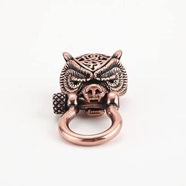 Imagem de Materiais para fabricação de joias ferramentas ao ar livre contas de paracorda, contas espaçadoras de ouro bordado cabeça de urso animal acessórios de pulseira DIY (ouro rosa)