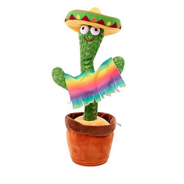 Imagem de Cacto Dançante e Falante Com Roupa - Cacto Dançarino Repete a Fala Imita a Voz Toca Música TAMO