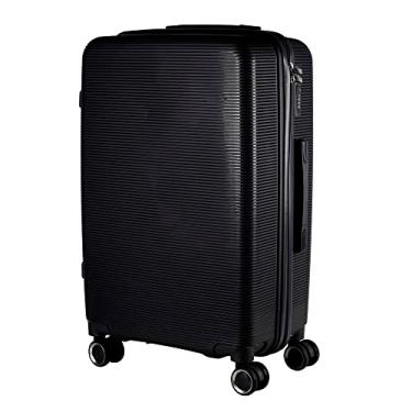 Imagem de Mala de bordo em Polipropileno 4 rodas 360º - AeroMalas Irlanda (Preto)