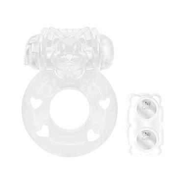 Imagem de CIA IMPORT - Anel Peniano Com Vibro Bichinho - Transparente