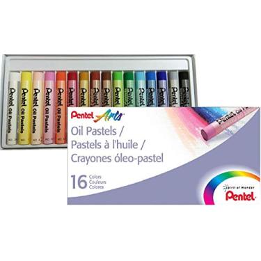 Imagem de Pentel Giz Pastel Oleoso 16 Cores PHN-16