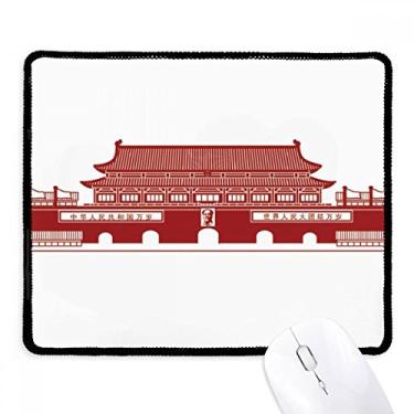 Imagem de Mousepad chinês vermelho Tiananmen Chairman Mao Tapete de borracha para jogos