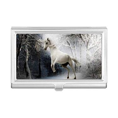 Imagem de Porta-cartões de visita White Horse Science Nature Scenery