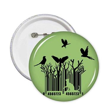 Imagem de Gatos, pássaros, árvores, Art Deco, presente, pinos, emblema, botão, emblema, acessórios, decoração, 5 peças