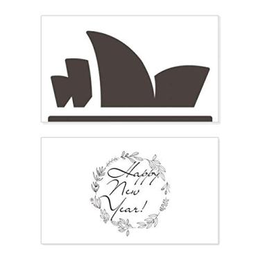 Imagem de Australia City Landmark Sydney Opera House New Year Festival Greeting Card Bless Message Present