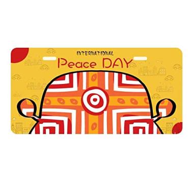 Imagem de DIYthinker Caixas espirais Totems Mexico Civilização Antiga Placa de Carro Decoração Dia da Paz