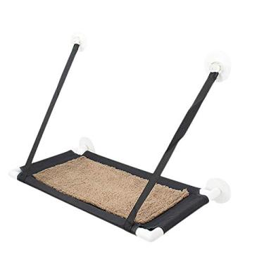 Imagem de Rede de janela com ventosa para gato Cicilin, sofá para animais de estimação, cama suspensa, cama de janela de gato, cama de aquecedor, cama de cadeira