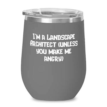 Imagem de Taça de vinho de arquiteto de paisagem barata, I'm a Landscape Architect (a menos que você me deixe irritado), Unique s for Friends, Birthday s