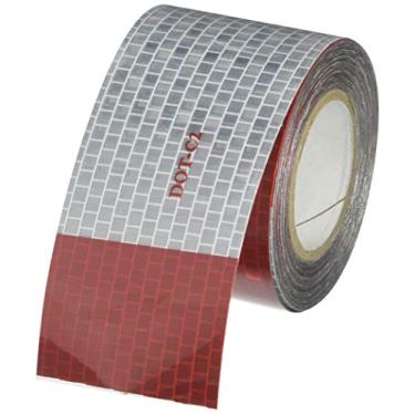 Imagem de Top Tape RE2125 Fita refletiva vermelha/prata