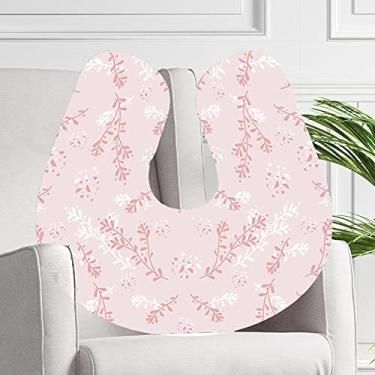 Imagem de Almofada para Amamentação Travesseiro Flores Rosa