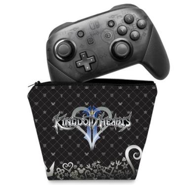 Imagem de Capa Compatível Nintendo Switch Pro Controle Case - Kingdom Hearts 3 -