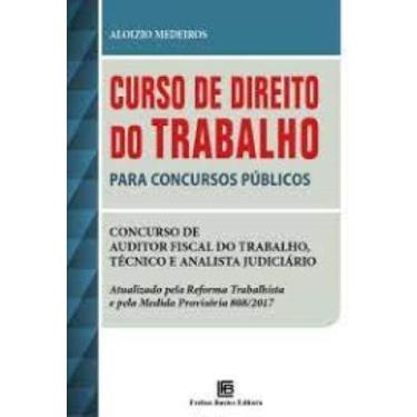 Imagem de Curso De Direito Do Trabalho Para Concursos Publicos