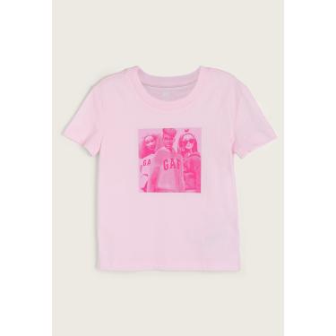 Imagem de Infantil - Camiseta GAP Barbie Rosa GAP 670521 menina