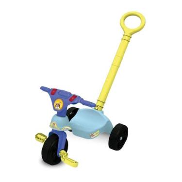 Triciclo Motinha Infantil Encantado Fast com Haste Completo - Pais