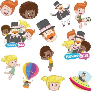 Imagem de Mini Personagem Decorativo Mundo Bita 12 Unidades