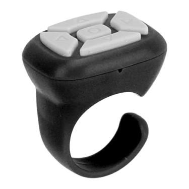 Imagem de Virador de página do aplicativo, 5.3 baixo consumo de energia, longa vida útil da bateria, longa distância remota, USB, recarregável, controle remoto, rolagem para obturador da câmera (preto)