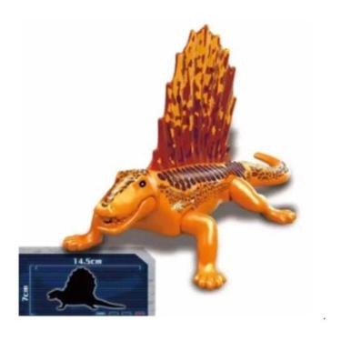 Imagem de Blocos De Montar Dinossauro Lagarto Espinossauro