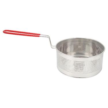 Imagem de Cestas de Fritura de Aço Inoxidável, Cesta de Filtro de Alimentos Fritos, Resistente e à Prova de Ferrugem, Segura para Máquina de Lavar Louça para Casa (Grande 19,8CM)