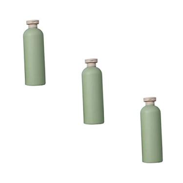 Imagem de Amosfun 3 Pecas garrafa de gel de banho garrafa de armazenamento para saboneteira de viagem sabão shampoo desamarelador sub-garrafas vazias garrafa de armazenamento de líquido
