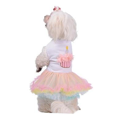 Imagem de GANAZONO roupas para animais de estimação roupas de verão para vestido de cachorro de estimação camisola de renda camisola de saia vestidos seção fina vestido de cupcake