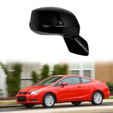 Imagem de Espelho lateral do passageiro do carro apto para HONDA CIVIC 2012 2013 2014 2015 espelho retrovisor acessórios de espelho retrovisor ajuste elétrico, luz de direção