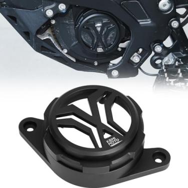 Imagem de KEMIMOTO Capa de motor CNC alumínio compatível com Surron Light Bee X/S/L1E Segway capa protetora de motor Electric Dirt Bike Sur Ron acessórios, preta