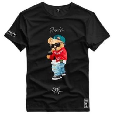 Imagem de Camiseta Urso Bear Gangsta Hip-Hop Tupac Street Shap Life-Unissex