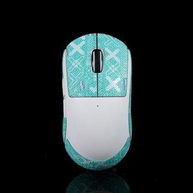 Imagem de DIY antiderrapante suck sweat mouse grips patins para Logitech G Pro X Superlight GPW G Pro sem fio mouse SkyBlue Crimping 0,5 mm