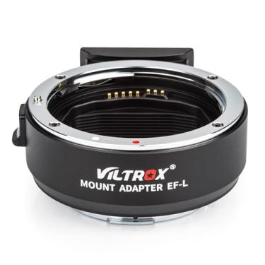 Imagem de VILTROX Adaptador de lente EF-L, anel adaptador de montagem EF para L com foco automático, compatível com lente Canon EF/EF-S para câmera de montagem L Leica SL SL2 SL2-S/Lumix S1 S1R S1H S5 S5II