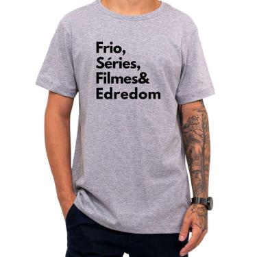 Imagem de Camiseta Frase Frio Séries Filmes Criativa Engraçada-Unissex