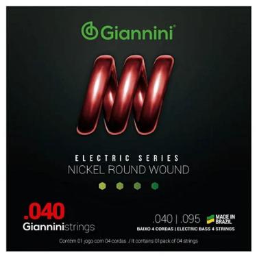 Imagem de Encordoamento Baixo 4 Cordas .040 Giannini Electric