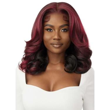 Imagem de Outre Synthetic Perfect Hairline Hd Lace Front Wig - Reeva (Color:DRST4/VANILLA COCOA MELT)