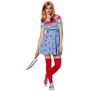 Imagem de Spirit Halloween Child's Play Adult Chucky Costume | Officially Licensed | Couple Costume | TV and Movie Costume - 2X