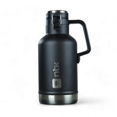 Imagem de NTK, Garrafa Térmica Growler Aço Inoxidável 1,9L para Bebidas, Preto