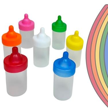 Imagem de Kit 30 Mini Mamadeira de Boneca Brinquedo Infantil de Menina Lembrancinha Aniversario Prenda Festa