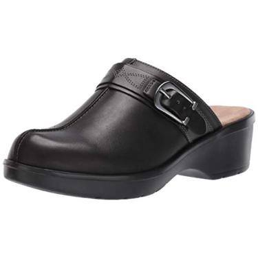 Imagem de Easy Spirit Tamanco feminino de pinheiro, Preto, 7.5 Wide