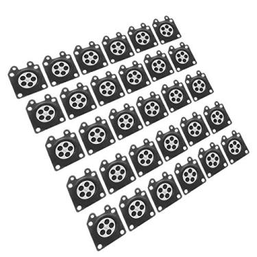 Imagem de 30 Unidades/Conjunto Acessório de Junta de Diafra do Carburador para Motosserra ZAMA 2500/3800/4500/5200/5800 Suave para Instalar e Atualizar Alta Precisão e C