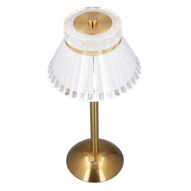 Imagem de Abajur Sem Fio, Moderno e Portátil Com Controle de Toque LED Abajur de 3 Níveis de Brilho Regulável 2000mAh Lâmpada Vintage Operada por Bateria para Quarto Sala de Estar Banheiro