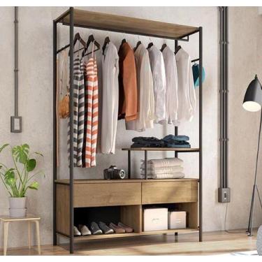 Imagem de Roupeiro Closet Barcelona - Preto - Artefamol, Preto